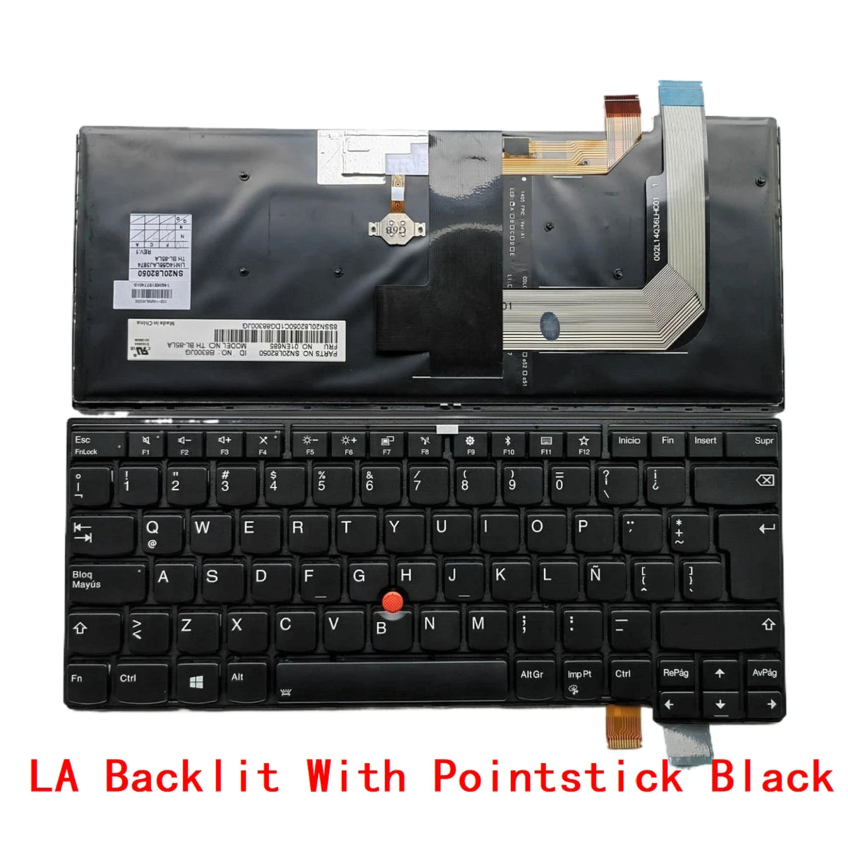 New US Russian Spanish Latin Laptop Backlit Keyboard For Lenovo Thinkpad T470S Notebook PC Replacement F10 with Bluetooth Lenovo laptop repair parts