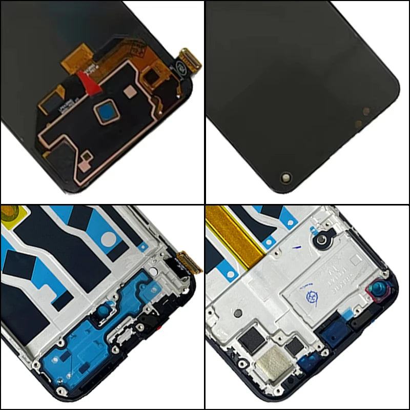 Super AMOLED For Oppo Reno6 CPH2235 LCD Display Screen Touch Panel Digitizer For Reno 6 5G CPH2251 Display Fingerprint  Oppo phone repair parts
