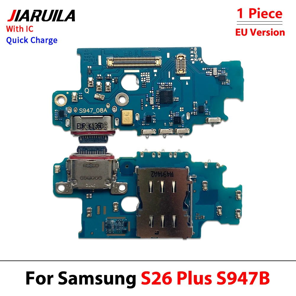 USB Charger Charging Dock Port Connector Flex Cable For Samsung S23 S24 S25 S26 Plus Ultra Fe Edge 5G S931B S936B S938B S928B Samsung phone repair parts