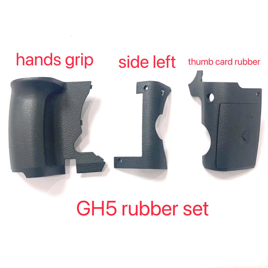 New Original for Panasonic GH5 Rubber Set Hands Grip/Side Left/Thumb Card Cover Rubber Camera Body Rubber Set Digital Camera repair parts