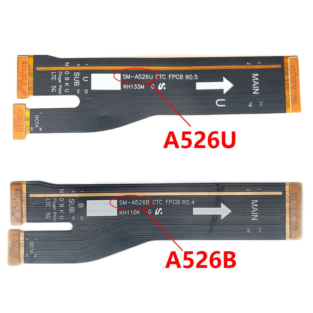 New Main Flex Cable For Samsung A52 A52s A526B A526U 4G 5G Connect Mainboard Motherboard Ribbon Replacement Parts Samsung phone repair parts