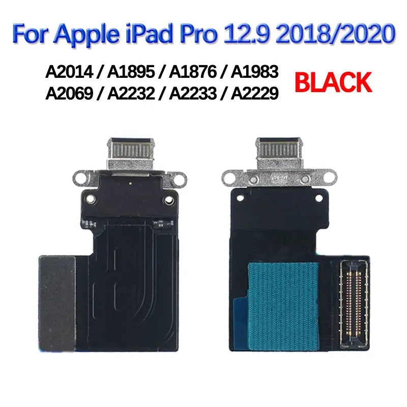 USB Power Charging Port For Apple iPad Pro 9.7/Pro10.5/Pro11 Pro12.9 1st 2nd Charging Dock Plug LCD Display Flex Cable Connect  iPad repair parts