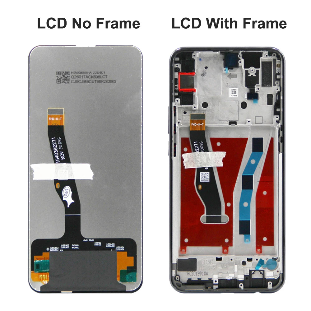 6.59" Screen Assembly for Honor 9X STK-LX1 Lcd Display Digital Touch Screen with Frame for Honor 9X (China) HLK-AL00 HLK-TL00 Honor phone repair parts