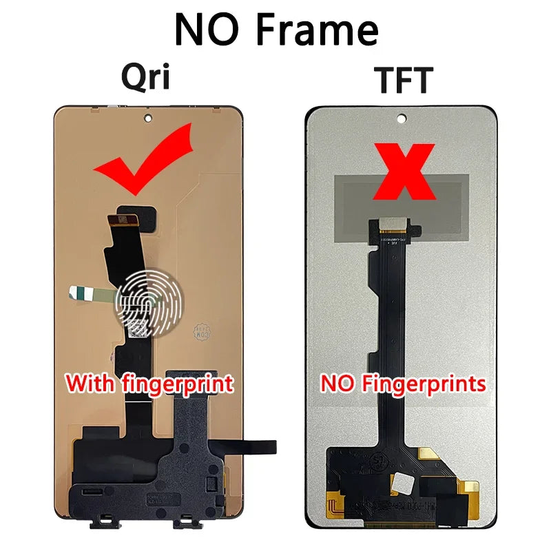 6.67"Tested M6Pro Display Screen for Xiaomi Poco M6 Pro 4G LCD Display Digital Touch Screen Digitizer Assembly Replacement Xiaomi phone repair parts