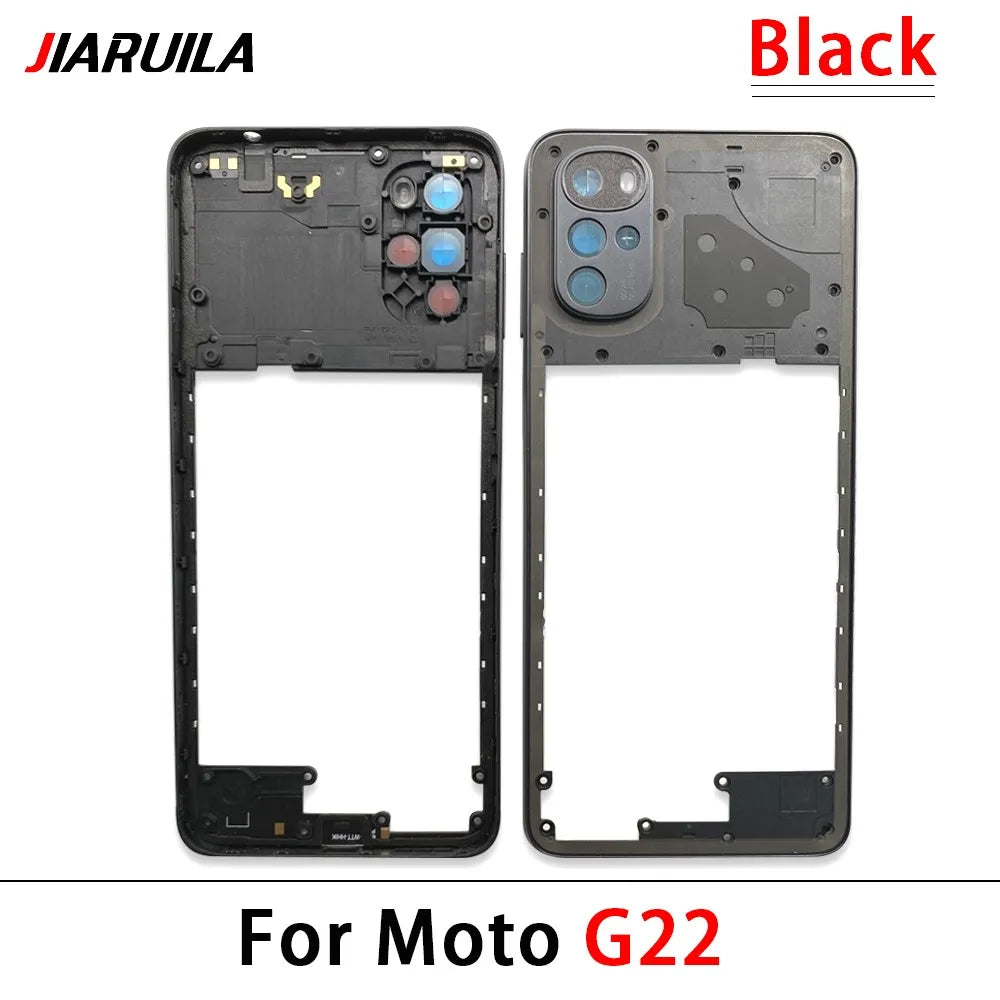 New Middle Frame For Motorola Moto G22 G42 G52 G82 G84 Door Housing Bezel Repair Parts Motorola phone repair parts
