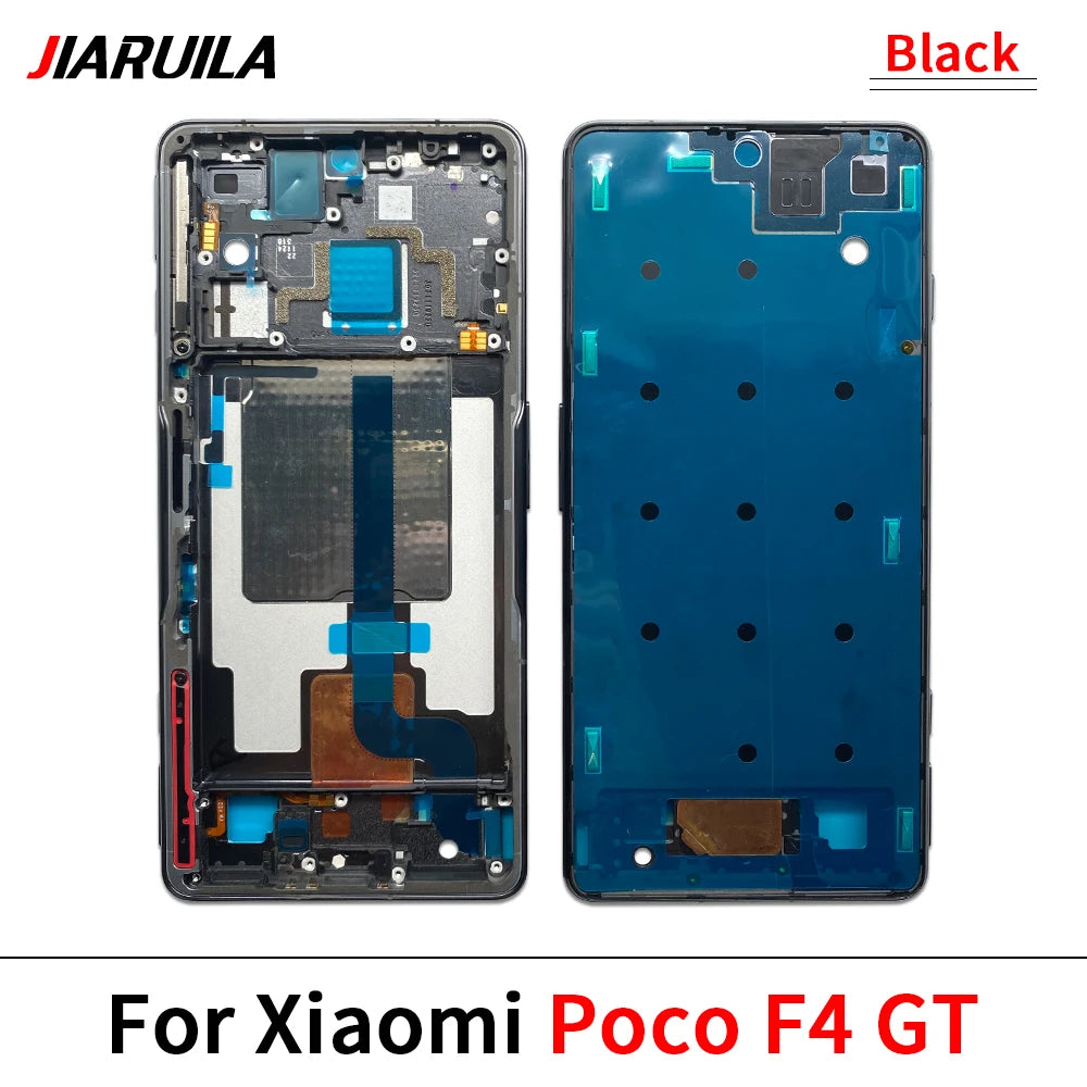 New Front Housing LCD Frame Screen Bezel Holder For Xiaomi Poco F3 F4 X3 GT M3 M4 M5s X5 X6 Pro 4G 5G Xiaomi  Xiao mi phone repair parts