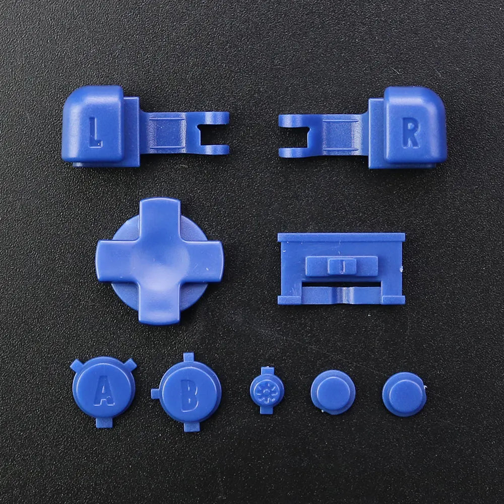 For GameBoy Advance SP Full Set Buttons For GBA SP A B L R D-Pad Select Start Power On Off Volume Key Replacement  ﻿ Game console repair parts