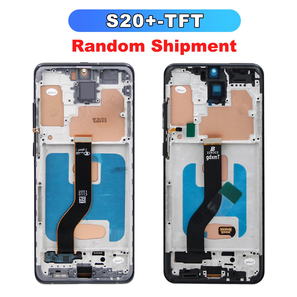 S20 Plus For Samsung Tested S20+ G985 G985F G985F/DS Display LCD Touch Screen Digitizer Assembly Replacement With Frame Samsung phone repair parts