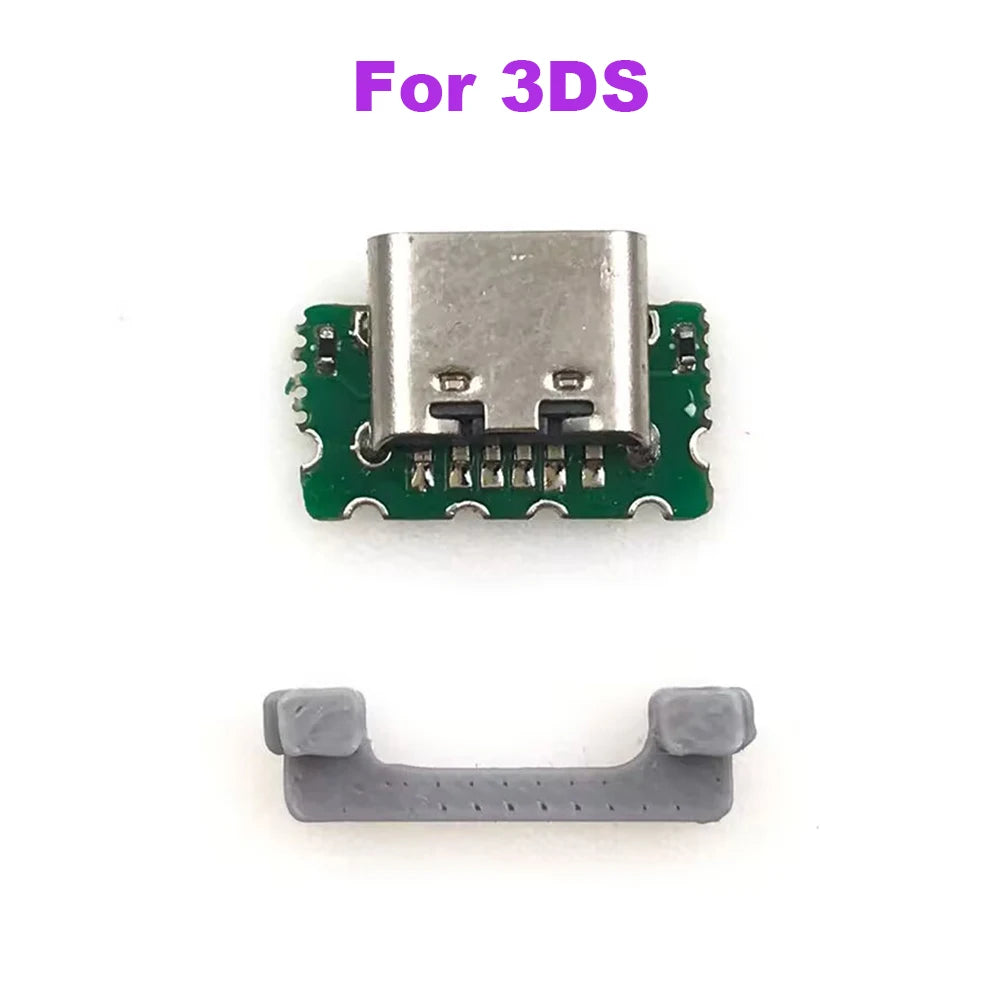 1pc-10pcs 2 in 1 USB-C USB Type-C Charging Port For Nintendo 3DS New 3DS XL LL Game console repair parts