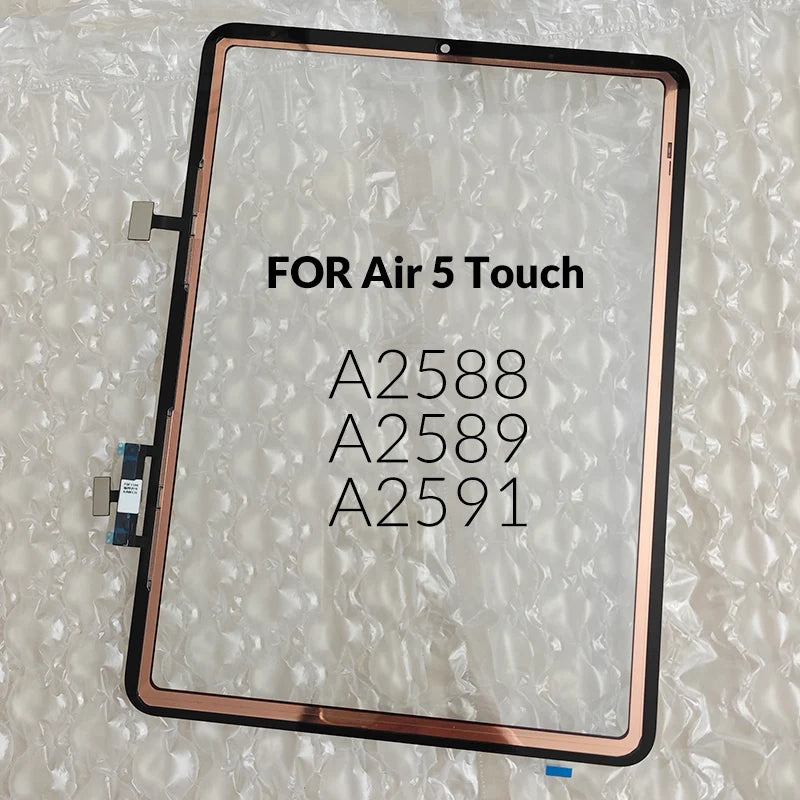 Orginal New Touch Screen For iPad Air 5 (5th generation) 10.9" 2022 TouchScreen Outer Glass Digitizer Sensor A2588 A2589 A2591  iPad repair parts