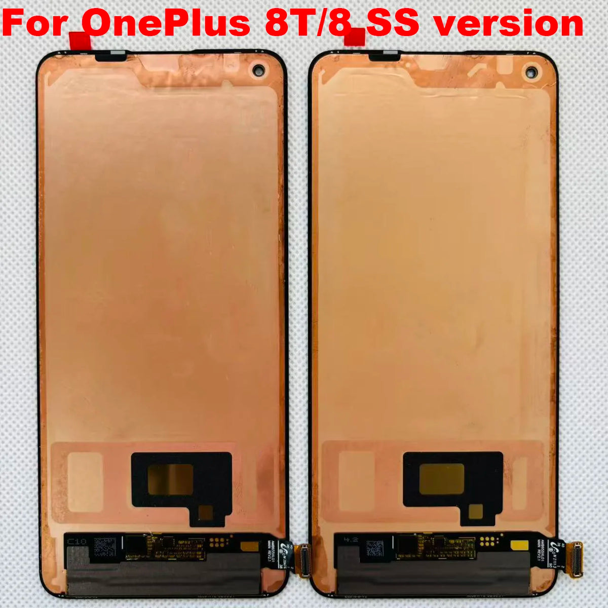 6.55" Original AMOLED For OnePlus 8T 1+8T KB2001 LCD Display Screen+Touch Panel Digitizer Frame For Oneplus 8 5G 1+8 IN2013  OnePlus phone repair parts