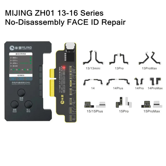 MIJING ZH01 13-16Series Face ID Disassembly-free Repair Programmer with FPC Cable IP 13-15 Dot Matrix Cable Dot Projector Flex Professional Repair Tools