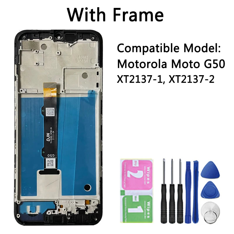 OEM G Series Screen for Motorola Moto G10 G20 G30 G50 5G G60 G60S G100 LCD Display Touch Screen Digitizer Replacement Motorola phone repair parts