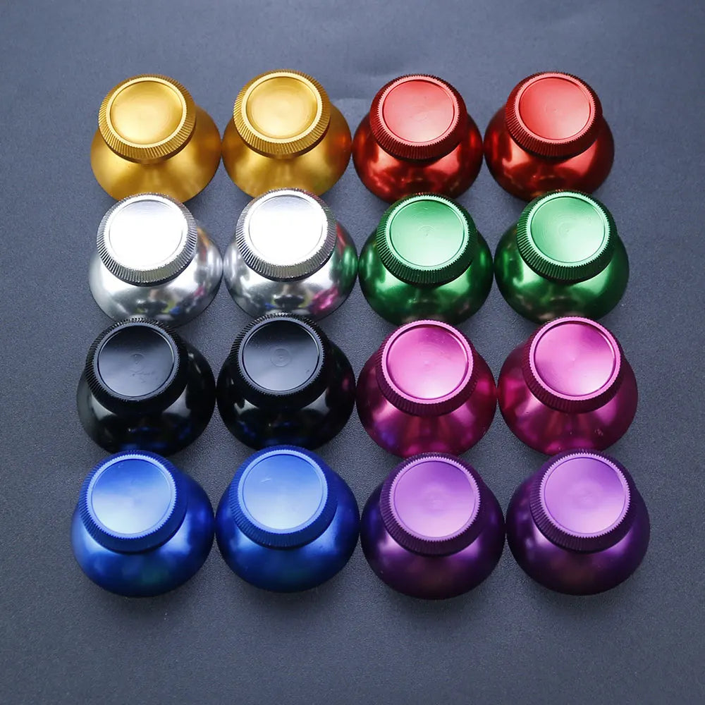 For Xbox 360 Controller 1Pair Aluminum Metal 3D  Analog Joystick Caps Thumb Stick Grip Cap Gamepad Rocker Button Game console repair parts