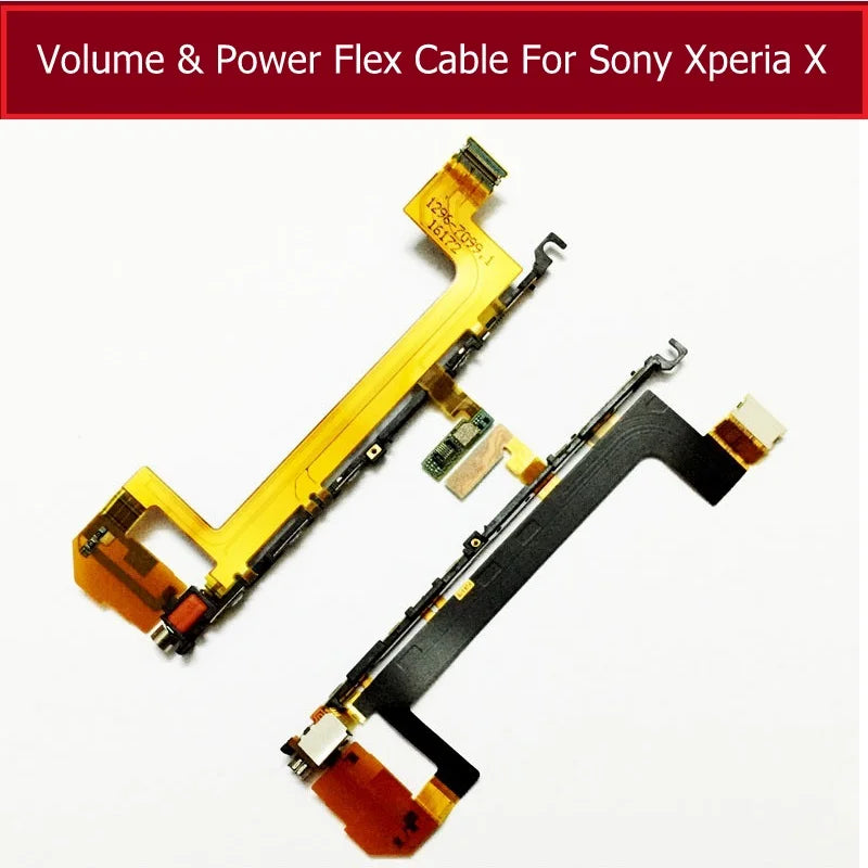 Volume & Power Flex cable For Sony Xperia X/XA/X Performance/X Compact/XZ/XZS/XZ Premium Switch Button & Main Flex Ribbon Parts Sony phone repair parts