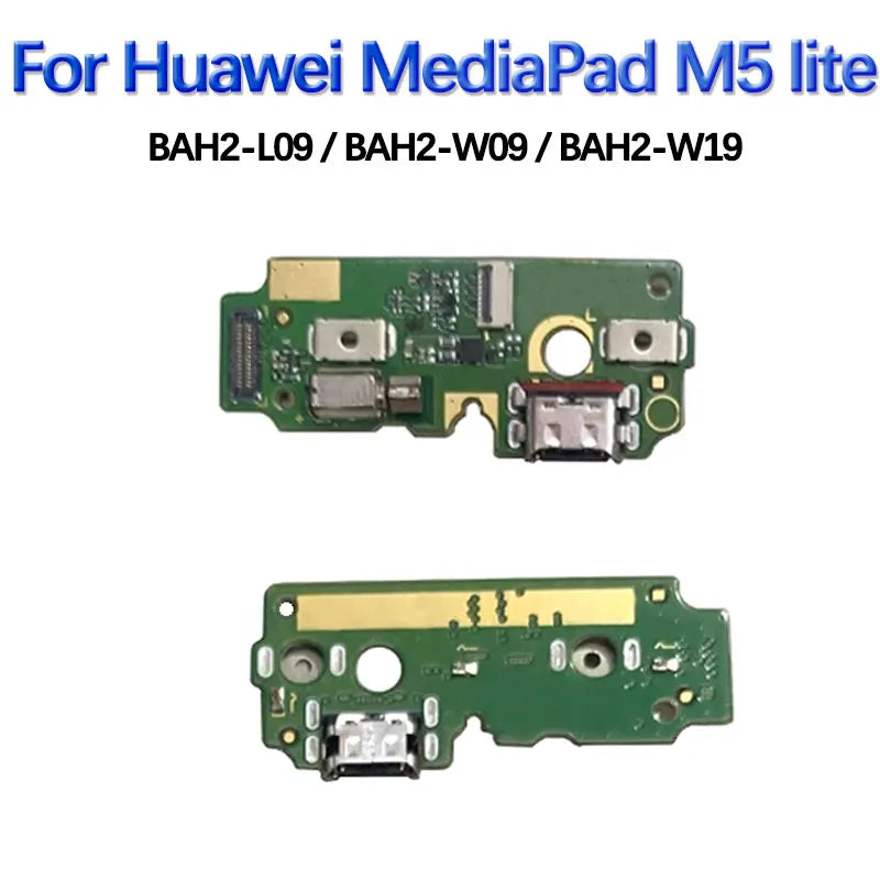 USB Charging Connector Port Board Parts Flex Cable For Huawei MediaPad M5 Lite 8 M5 8 M5 10 10(pro) Flex Cable Replacement Part Tablet repair parts