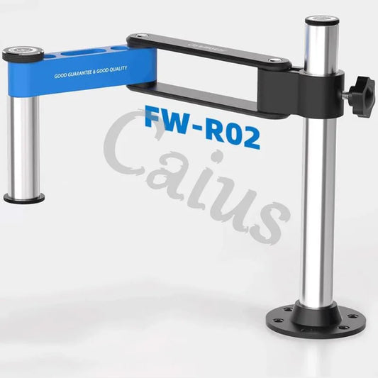 FORWARD FW-R02 Microscope Swing Arm Free Height Adjustment 360° Rotation With Levelling Device Metal Bracket telescopic folding Professional Repair Tools