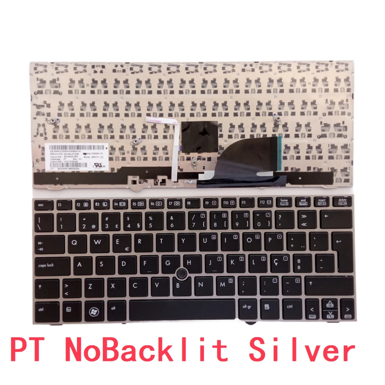 New US UI Russian Spanish Latin Brazil Portuguese Laptop Backlit Keyboard For HP EliteBook 2170p 2170 Notebook PC Replacement  HP laptop repair parts