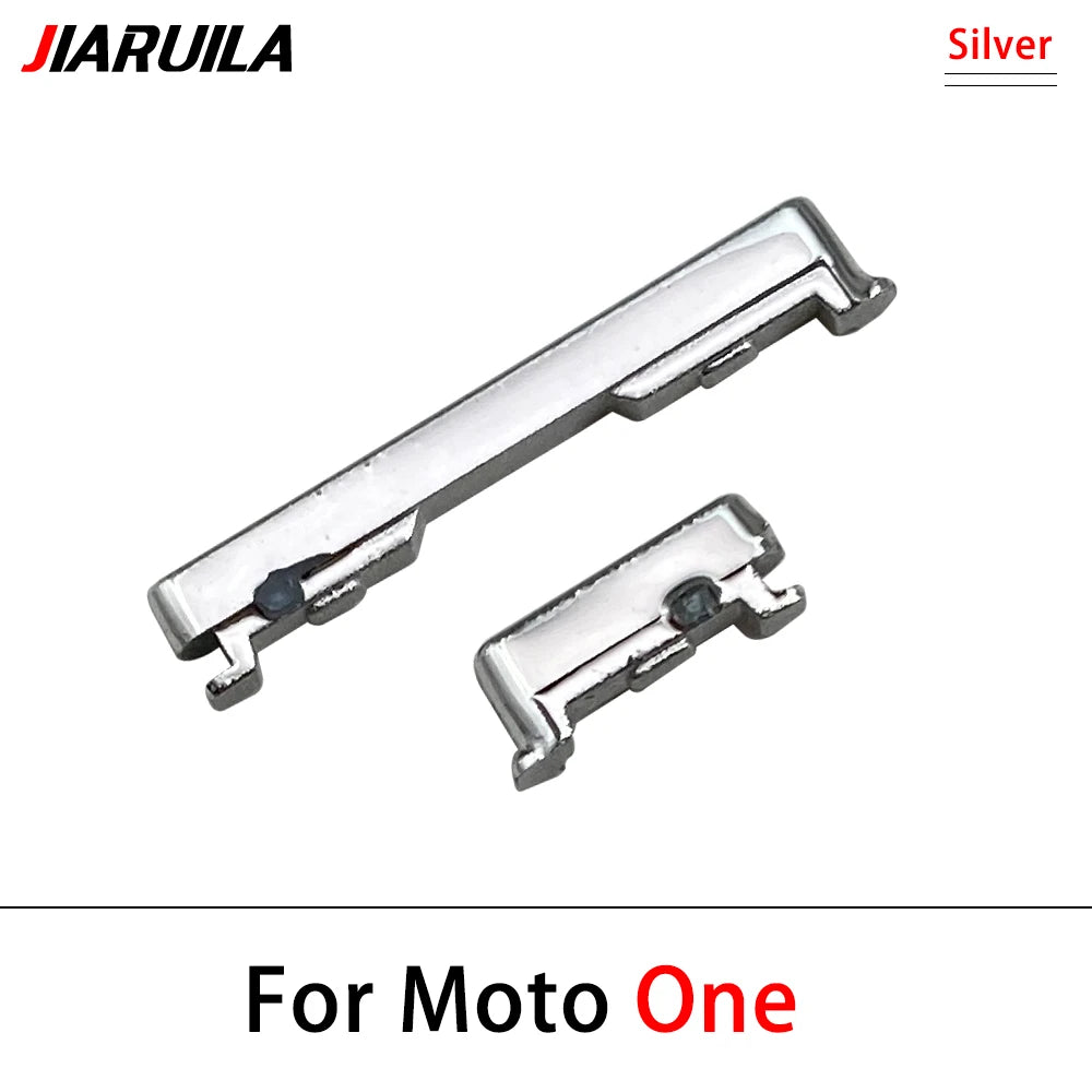 10Pcs, New For Motorola Moto One Action Vision Hyper Macro Fusion Plus Power Volume Side Button Key Replacement Parts Motorola phone repair parts