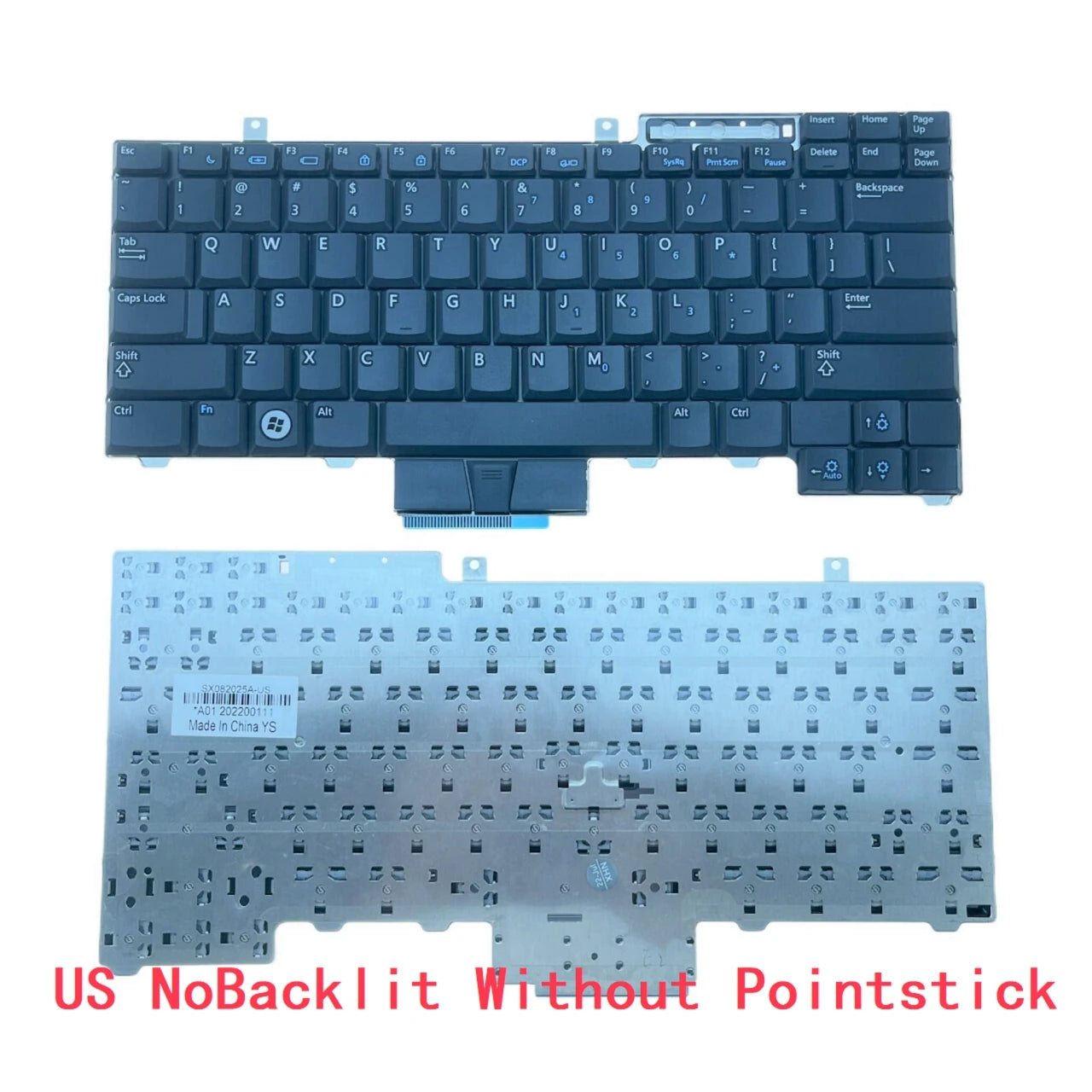 New US Laptop Backlit Keyboard For Dell Latitude E6400 E6410 E5500 E5510 E6500 E6510 for Precision M2400 M4400 E6400Dell laptop repair parts
