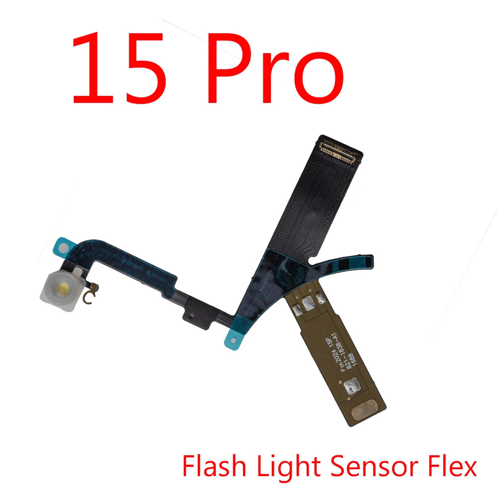 Wireless Charging Coil NFC Antenna Replacement With Led Flash Light Flex Cable For iPhone  15  Plus 16 Pro  Max Parts iPhone phone repair parts