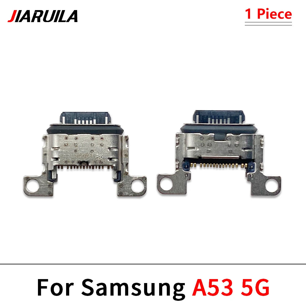 10Pcs, Micro USB socket connector charger Charging Port For Samsung A14 A04 A04s A04E A24 A34 A54 A05 A05s A13 A23 A33 A53 4G 5G Samsung phone repair parts