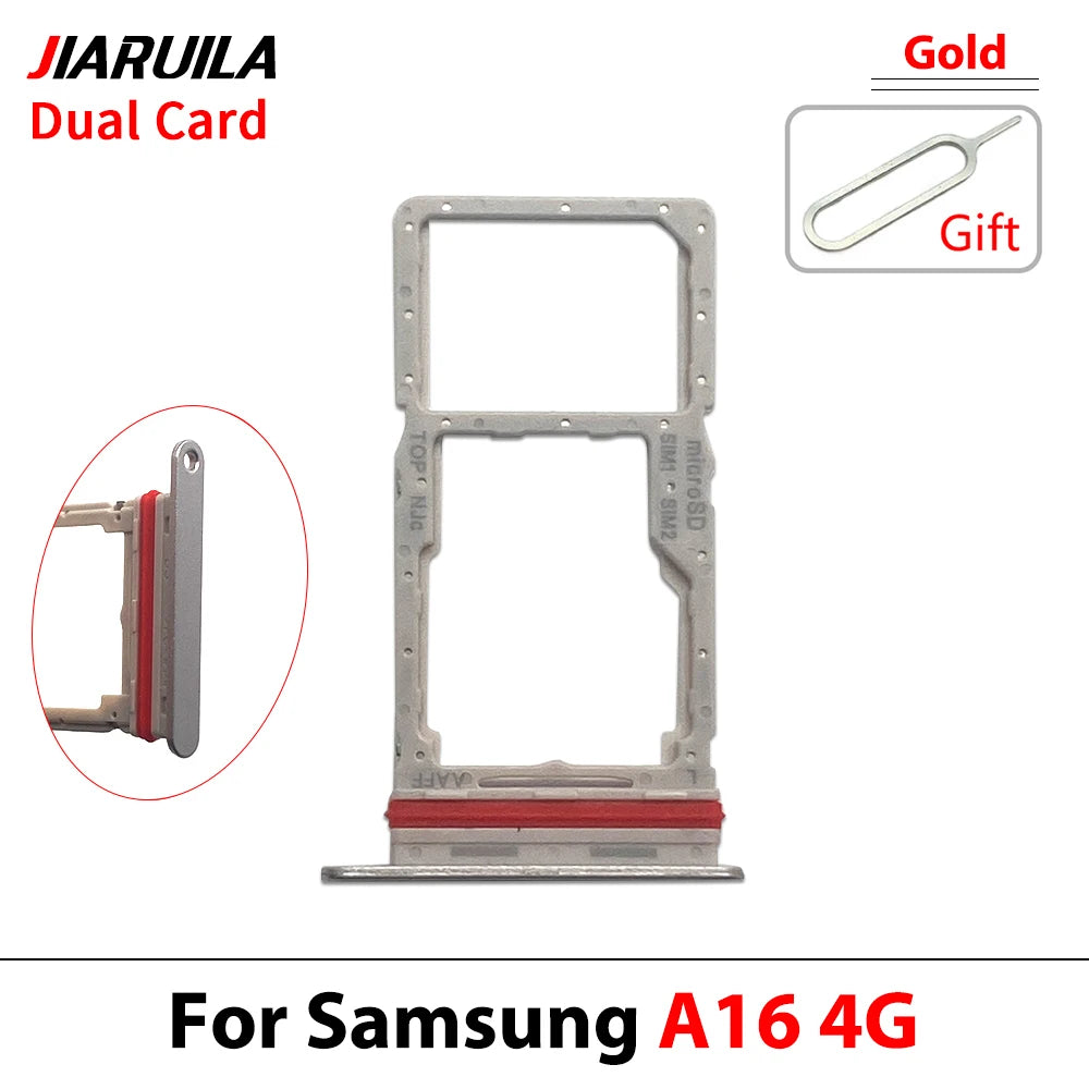 New For Samsung A06 A16 4G 5G SIM Card Slot SD Card Tray Holder Adapter Repair Parts Samsung phone repair parts