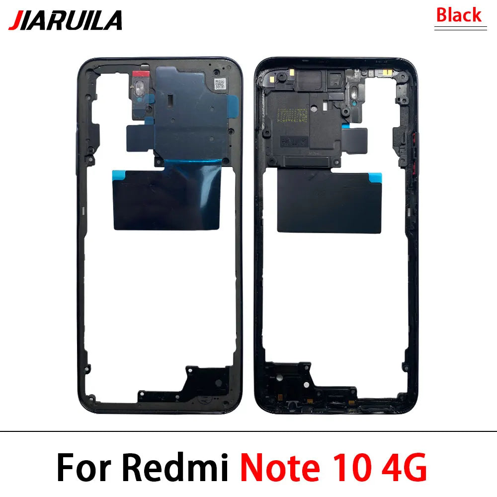 For Xiaomi Redmi Note 10 / Note 10s / Note 10 Pro Middle Frame Holder Housing Replacement Repair Parts Xiaomi  Xiao mi phone repair parts