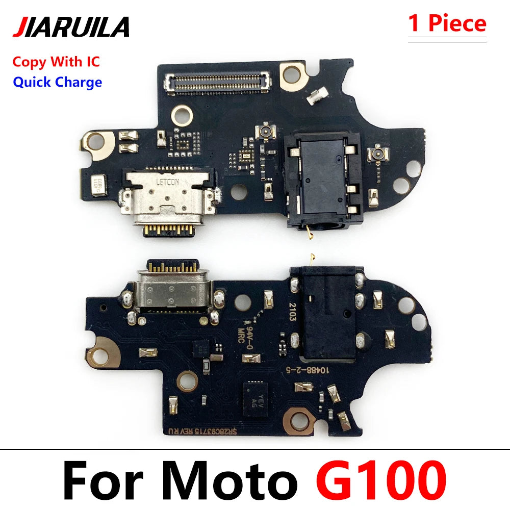 10Pcs USB Charger Charging Dock Port Connector Flex Cable For Moto G10 G100 Power G20 G30 G31 G41 G60 G60s G22 G71 G50 G51 5G Motorola phone repair parts