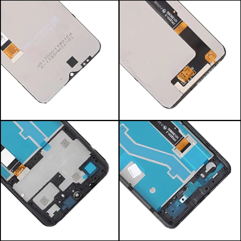 6.52“Display For TCL 305 6102D, 5164D LCD Display Touch Screen Digitizer Panel Assembly For TCL 306 X668, 6102H Display TCL phone repair parts
