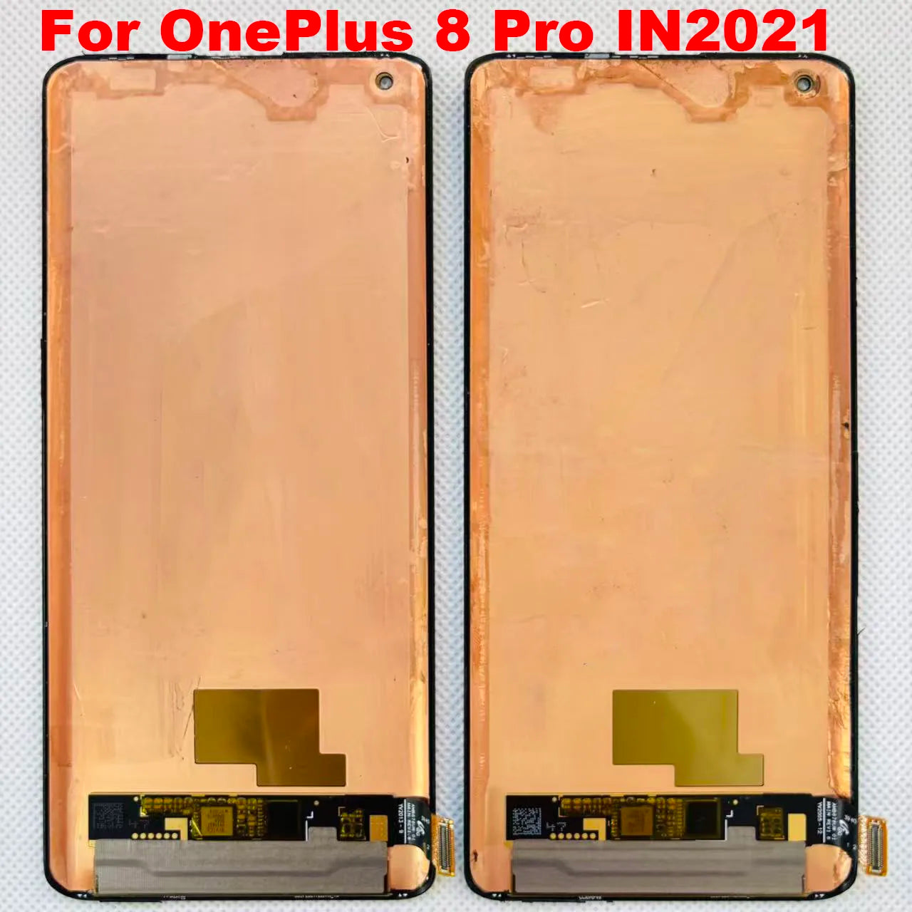 Original LTPO AMOLED 6.78'' Replacement For OnePlus 8 Pro LCD Display IN2023, IN2020, IN2021, IN2025 Touch Screen Assembly Parts  OnePlus phone repair parts