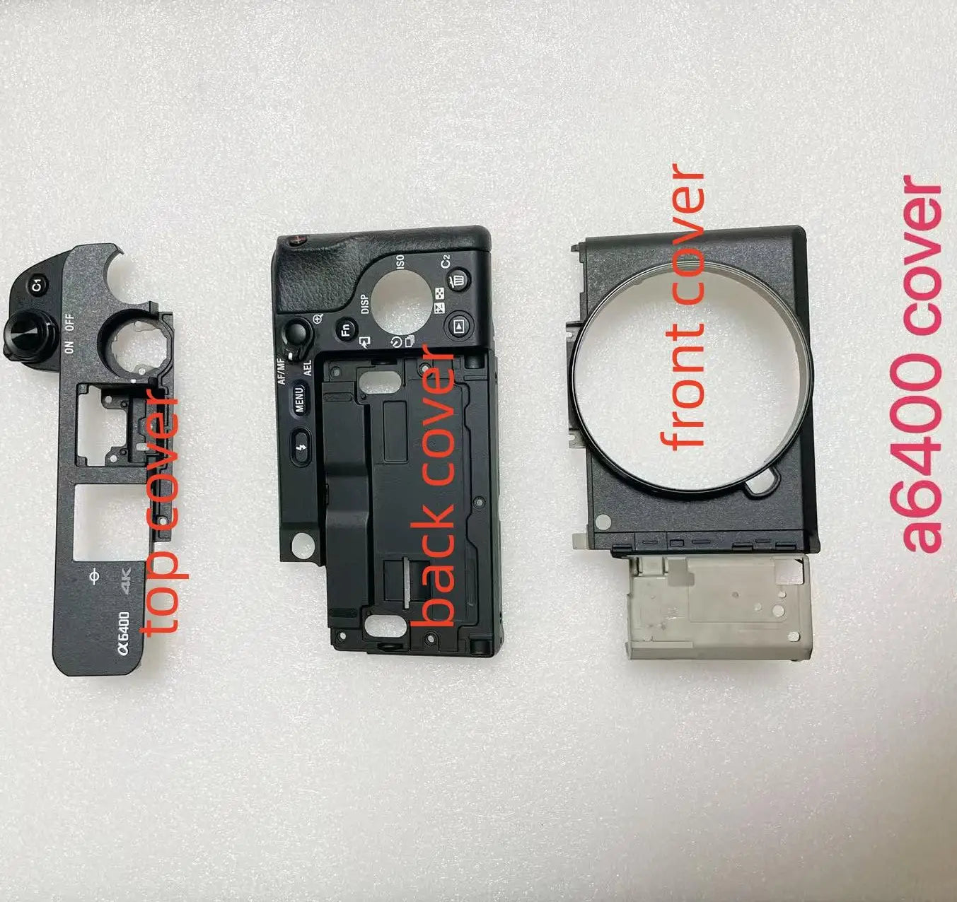 New Original Camera Body Shell for Sony A6400 a6400 Top Back Front Cover Shell Repair Part Digital Camera repair parts