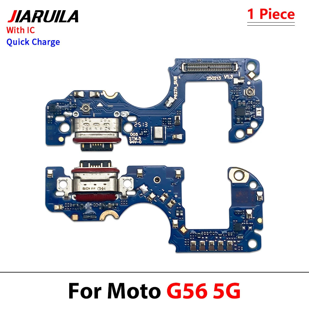 10Pcs, USB Charger Charging Port Connector Flex Cable For Moto G04 G14 G24 G54 G64 G84 G34 G45 G05 G15 G75 G85 G06 G56 G86 Power Motorola phone repair parts