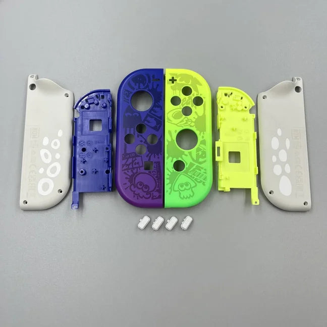 For Switch Oled Replacement Clear Transparent Shell Cover  SL SR Buttons for Nintendo Switch NS Joy Con  Controller Housing Case Game console repair parts