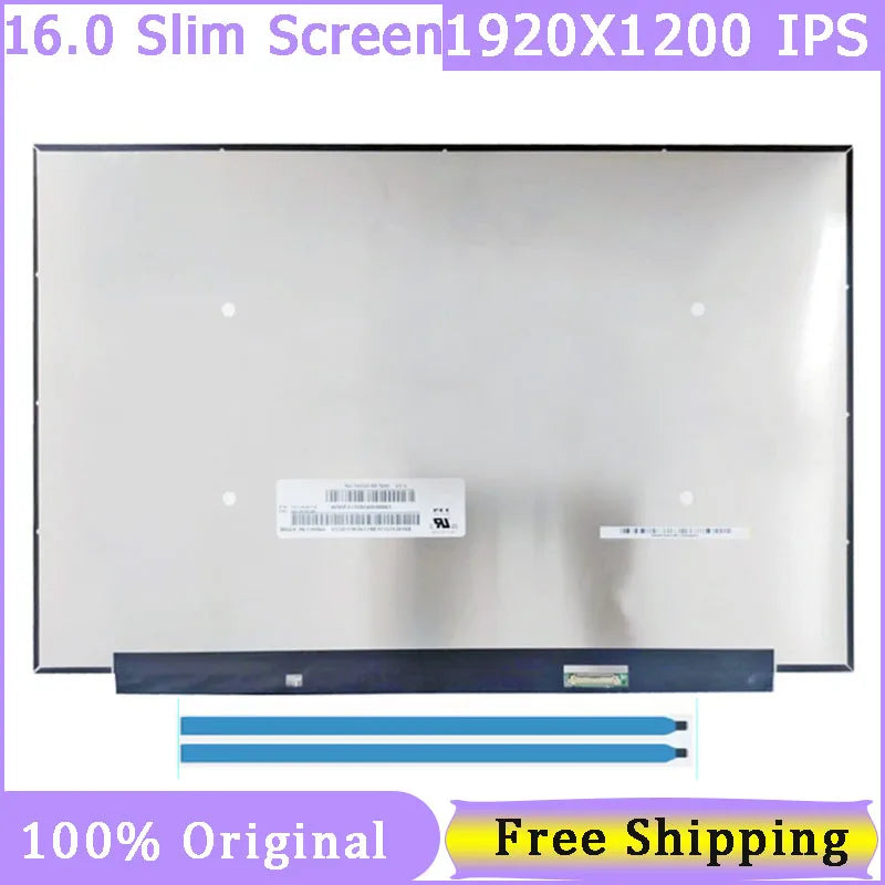 16 Inch Slim 30 Pin Laptop Screen NV160WUM-N48 V8.0 N160JCE-ELL B160UAN04.2 B160UAN03.3 1920*1200 FHD IPS