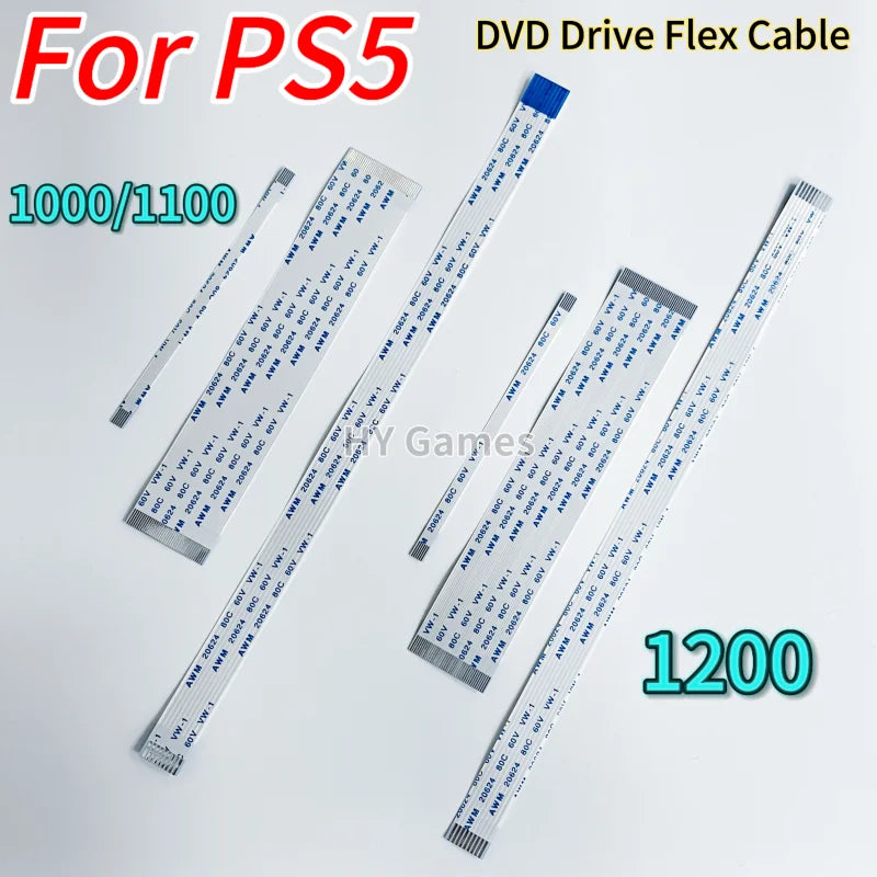 Replacement for PS5 1000/1100 3in 1 DVD Drive Flex Ribbon Cables for PS 5 1200 Motor Cable Laser Lens Cable  Game console repair parts