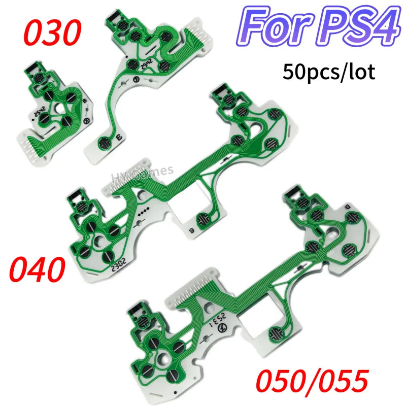 50PCS Original Conductive Film Keypad Flex Cable JDS-030 JDS-040 JDS-055 for PS4 Pro Slim Controller Button Ribbon Circuit Board  Game console repair parts