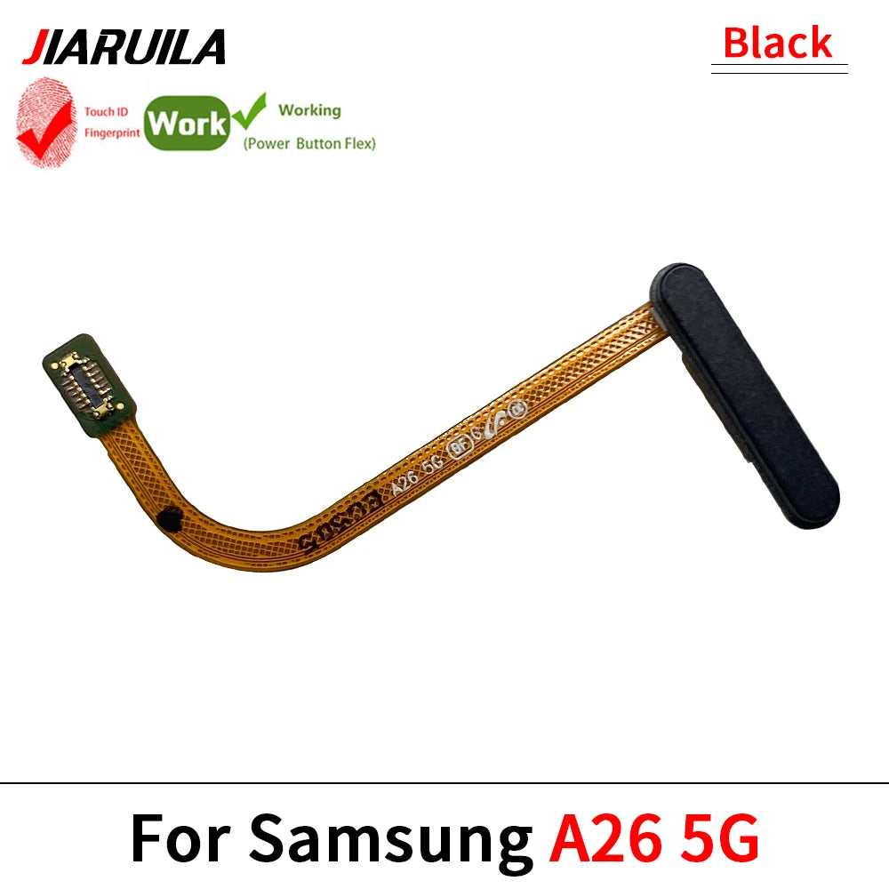 New For Samsung A06 A16 A26 4G 5G Home Button FingerPrint Touch ID Sensor Flex Cable Ribbon Replacement Parts Samsung phone repair parts