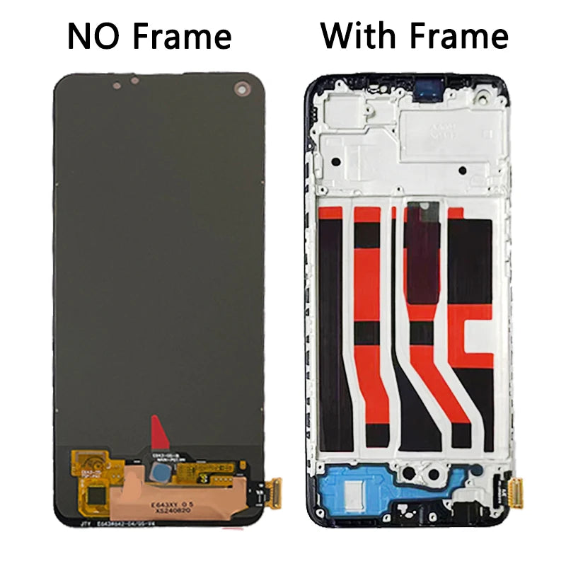 Super AMOLED For Oppo Reno6 Lite LCD Display Touch Screen Digitizer Assembly For Oppo Reno 6 Lite CPH2365 Display  Oppo phone repair parts
