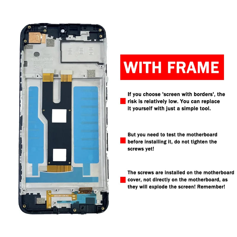 6.6"Screen For ZTE Blade A73 4G LCD 7060 Display Touch Screen Panel Digitizer Assembly For ZTE Blade A73 Display Replacement ZTE phone repair parts