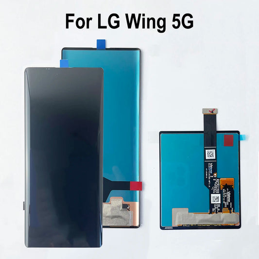 LCD For LG Wing 5G Display LMF100N LM-F100N F100 LCD Touch Screen For LG Wing Display Screen Replacement Parts LG phone repair parts
