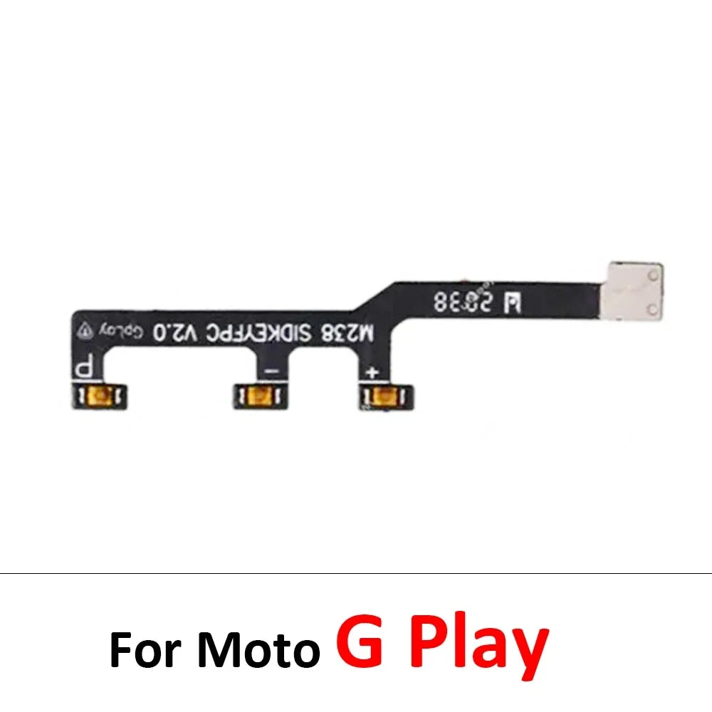 Power On Off Volume Side Button Key Flex Cable For Motorola Moto G 5G Plus Power Stylus Play Pure 2021 2022 Motorola phone repair parts