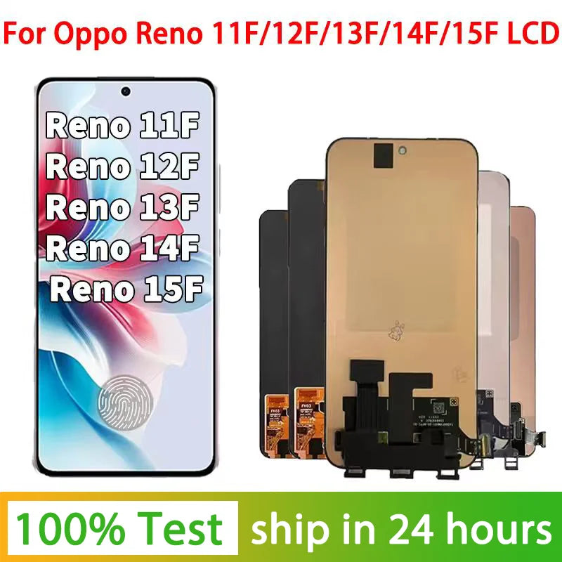 AMOLED Display For Oppo Reno 11F 12F 13F 14F 15F LCD Display Touch Screen Digitizer Assembly Replacement Repair Parts  Oppo phone repair parts