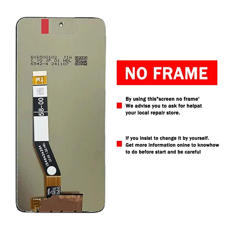 6.49" Display For Moto G55 5G LCD Screen For Motorola Moto G55 LCD Display Touch Screen Sensor Digiziter Assembly Replacement Motorola phone repair parts