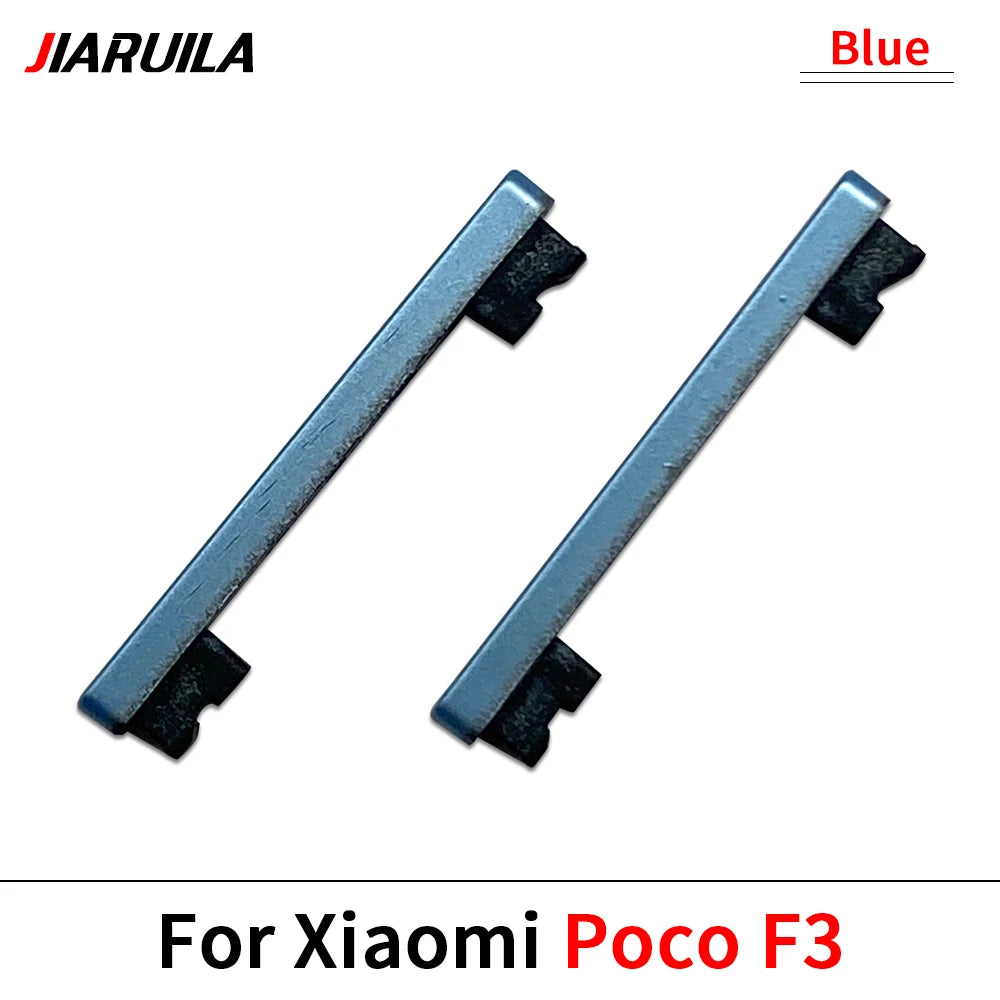 New For Xiaomi Poco F1 F2 Pro F3 F4 5G SIde Volume Button + Power ON / OFF Buttton Key Set Replacement Parts  Xiaomi  Xiao mi phone repair parts