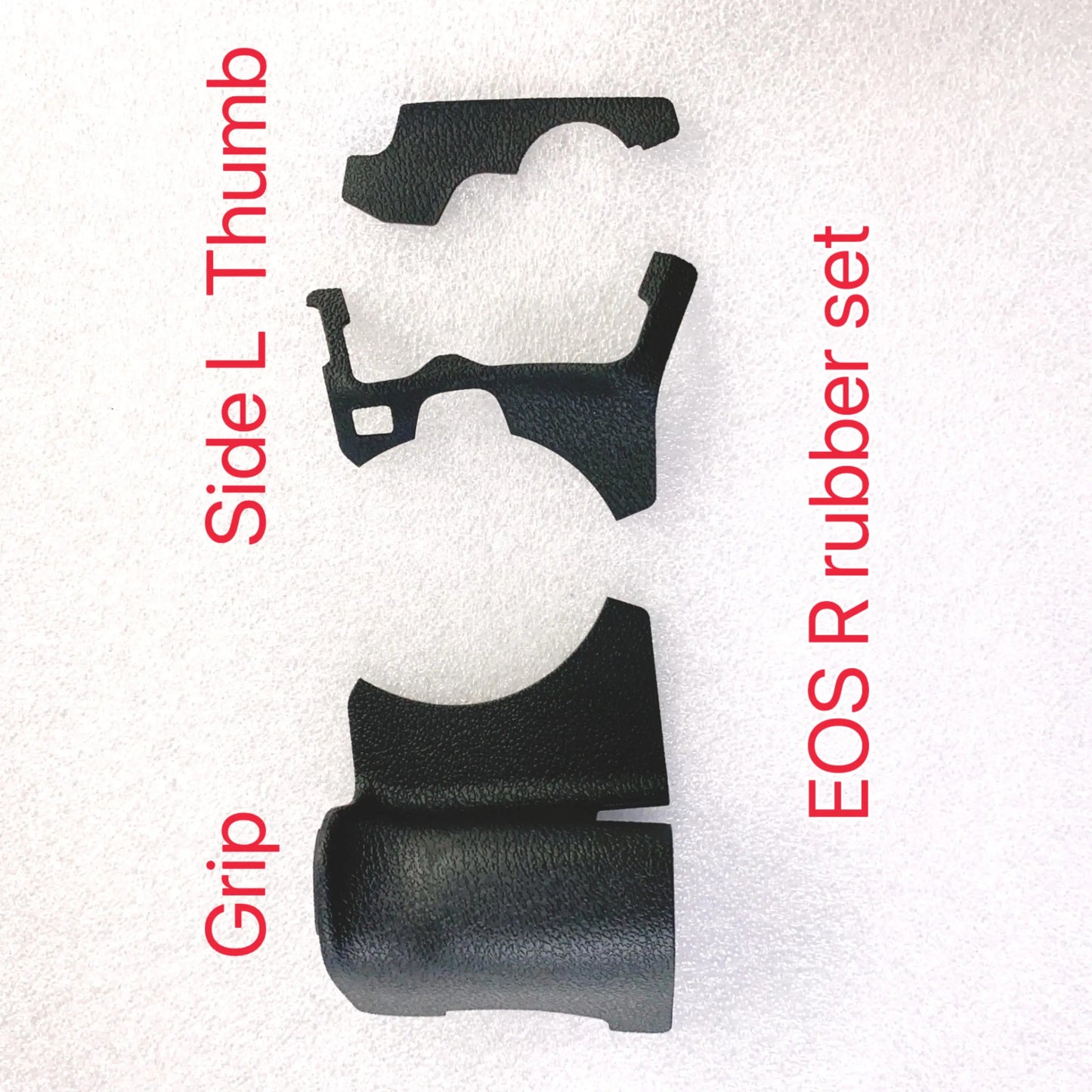 New Original Body Rubber Set for Canon EOS R Grip Hands Rubber/Side Rubber/Thumb Rubber SLR  Digital Camera repair parts