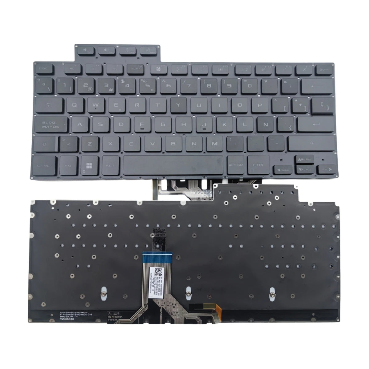 New Spanish Language  Backlit Keyboard For ASUS ROG Flow X13 GV301 GV301QC GV301QH GV301QE Gaming Replacement Keyboard ASUS laptop repair parts