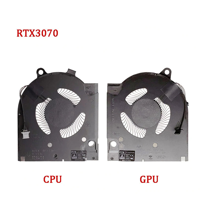 NEW ORIGINAL Laptop CPU GPU Cooling Fan For DELL G15 5510 5511 5515 2021 RTX3050 RTX3060 RTX3070 CN-0203MH  Dell laptop repair parts
