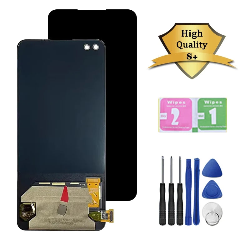 Super AMOLED For OnePlus Nord 5G LCD Display Touch Screen Digitizer Assembly 1+Nord 5G AC2001, AC2003 Display Frame  OnePlus phone repair parts