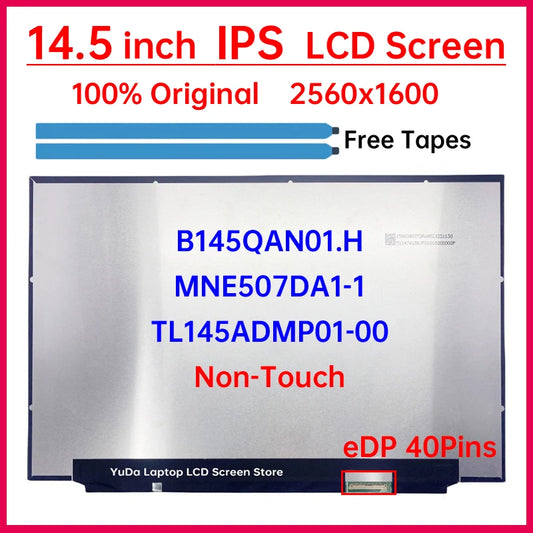 14.5" Laptop LCD Screen B145QAN01.H MNE507DA1-1 TL145ADMP01-00 For Lenovo ThinkPad P14s Gen 5 21G2 21G3 Display Panel Non-Touch Lenovo laptop repair parts